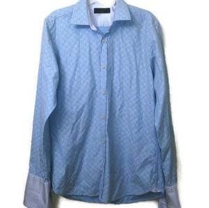 Ted Baker London Archive French Cuff Shirt Medium Light Blue